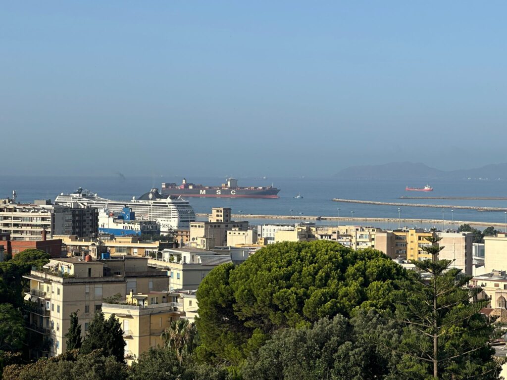 MSC Venice approaching Cagliari port (MITO)
